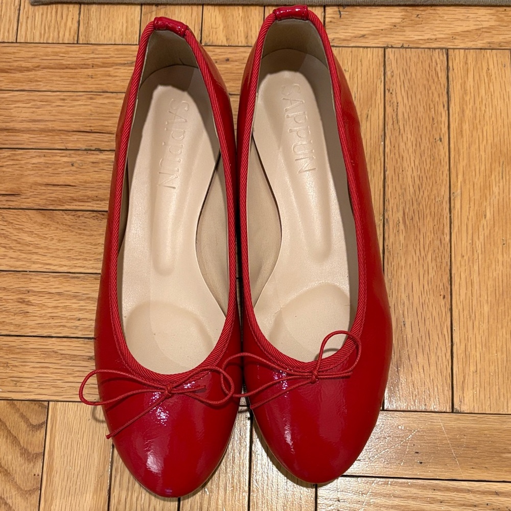 Red Ballet Flats